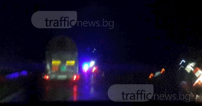 Снимка trafficnews.bgТежка катастрофа е станала на автомагистрала Тракия между София и