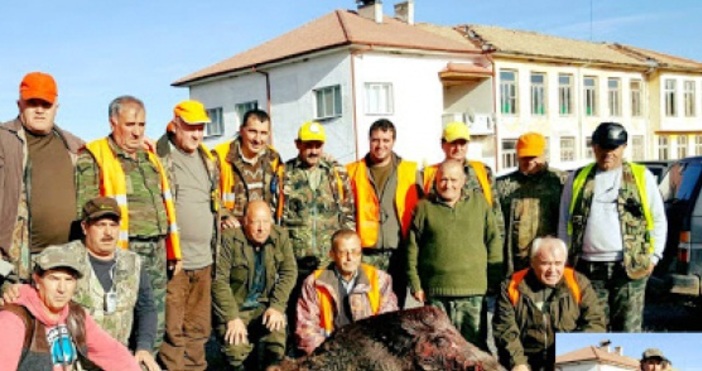 24rodopi.com200-килограмов глиган бе отстрелян по време на неделния лов от