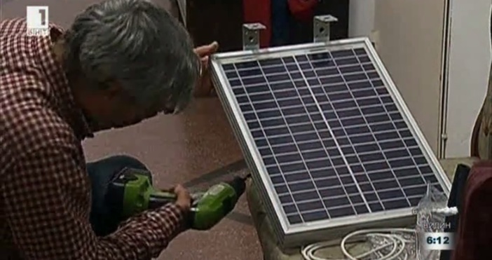 Във Варна започна монтирането на общо 17 соларни панела предназначени