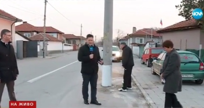 Кадър Нова твКуриоз в пловдивското село Пъдарско  Електрически стълб изникна по