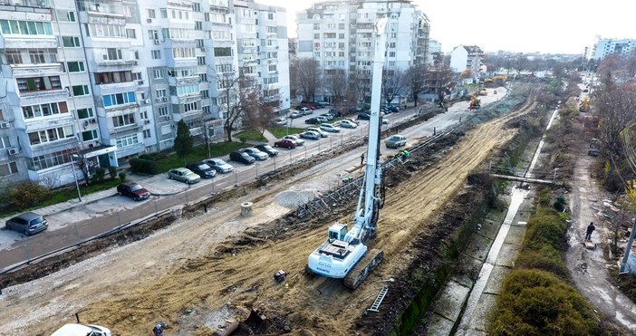 снимки Live Varna bgНапредваме със строителните дейности на един от ключовите проекти