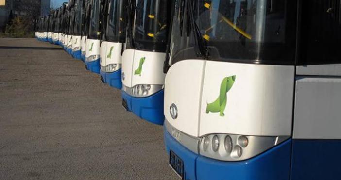 Снимка Община ВарнаНовите 15 автобуса Соларис с които Градски транспорт