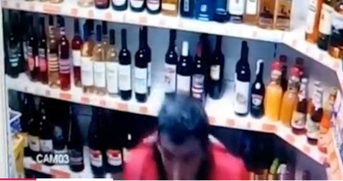Кадър Нова твДръзка кражба в магазин за алкохол близо до варненския