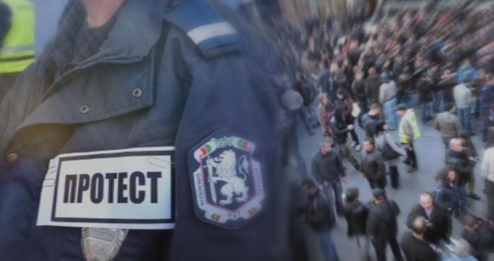 Колаж: БНТПреди броени минути започна срещата между протестиращите полицейски синдикати