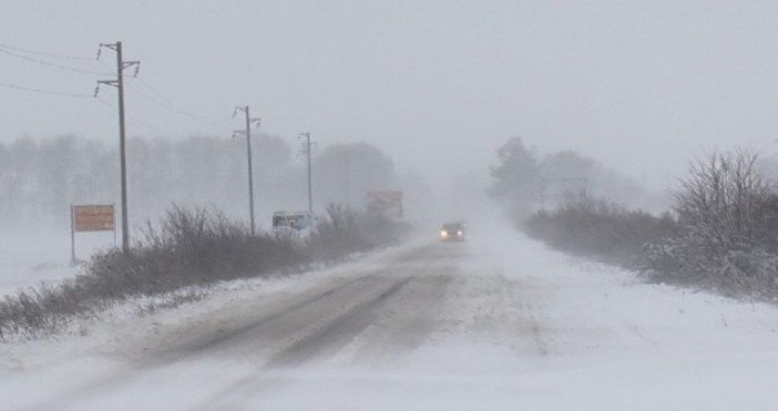 Пътищата в Добричко са отворени след снежната буря която постави
