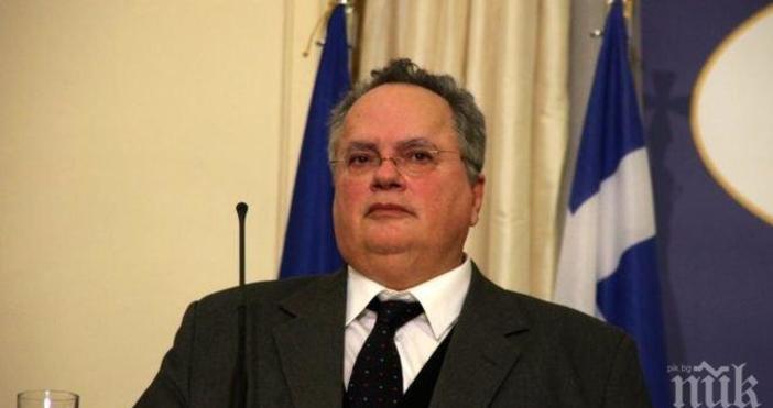 Заплахи срещу гръцкия външен министър Той е получил писмо в