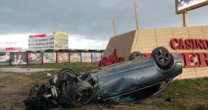 37 годишен шофьор от Хасково е тежко ранен след тежка катастрофа