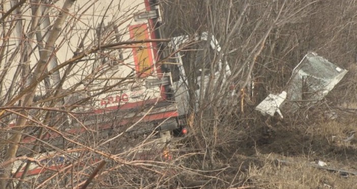 Снимка bTVТежка катастрофа на пътя Русе – Бяла взе жертва.