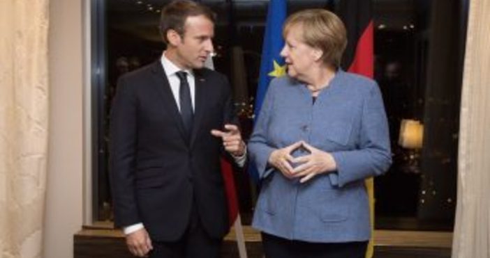 Лидерите на Германия и Франция Ангела Меркел и Еманюел Макрон