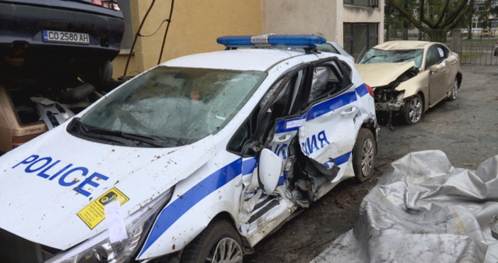 Снимки btvnovinite bgПияният шофьор който удари патрулка в Ботевград е освободен