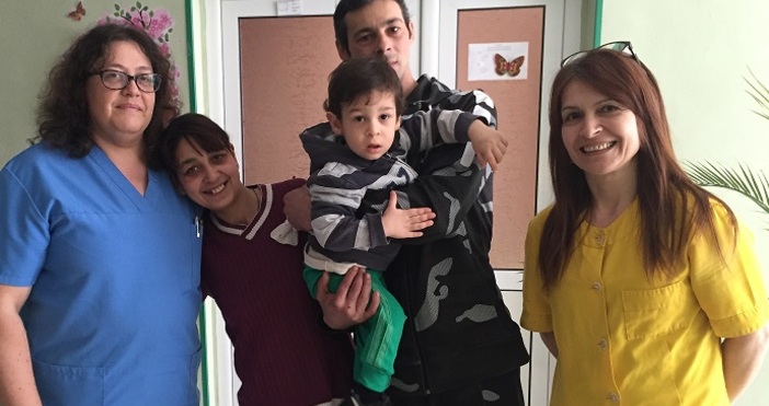 2 годишно момченце родено с увреждане бе изписано напълно здраво
