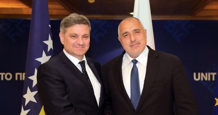 Премиерът Бойко Борисов посреща председателстващия Съвета на министрите на Босна