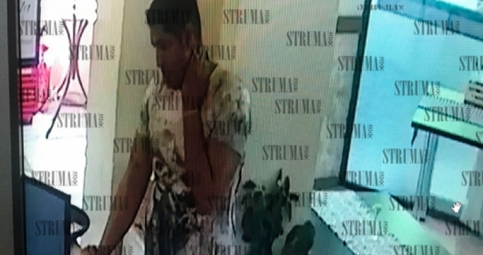 Снимка и видео: struma.comПолицията търси неизвестен мъж, заподозрян в извършване