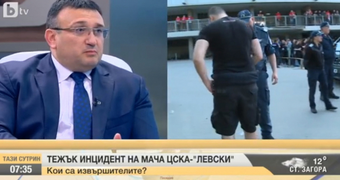 Главният секретар на МВР Младен Маринов изригна пред бТВ по