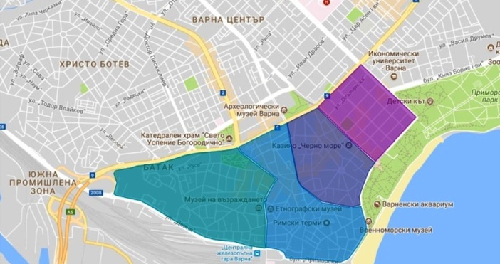 2603 паркоместа ще бъдат обособени в Синя зона – център
