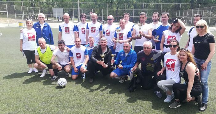 Отборът на БНТ спечели първия турнир по футбол на медиите