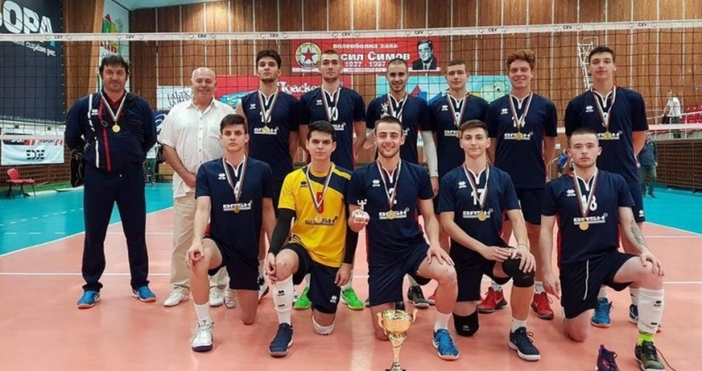 Волейболистите на Черно море БАСК които станаха шампиони на България