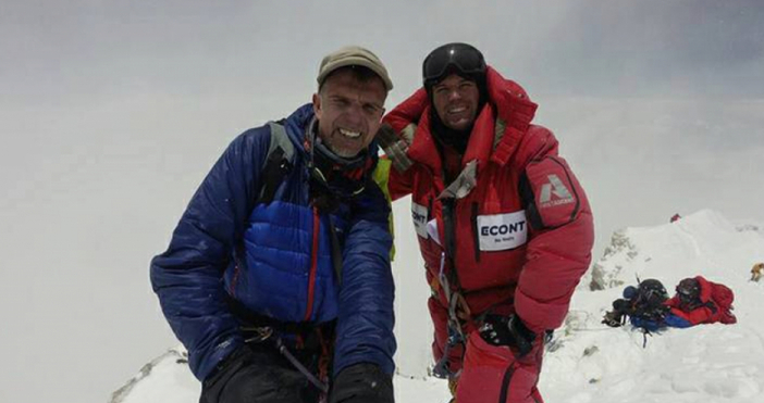 Атанас Скатов който на 13 май изкачи още един осемхилядник