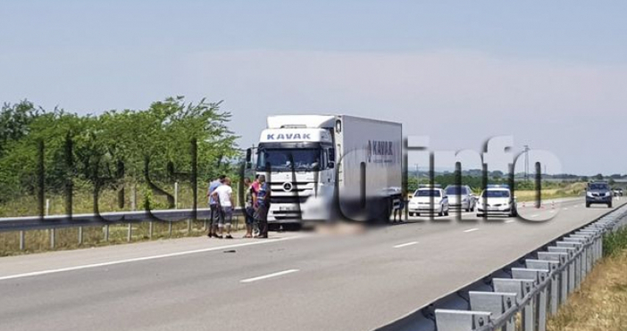 Водачът на българския камион, който прегази свой колега на АМ