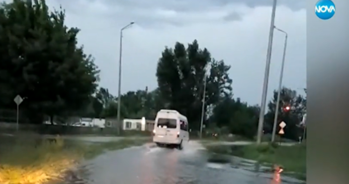 Проливен дъжд във Видин в късния следобед в сряда За