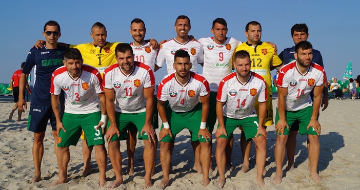 Националният отбор на България по плажен футбол записа убедителна победа