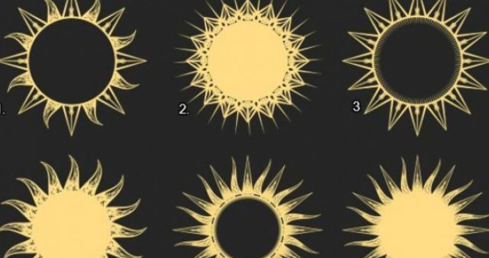 Този тест с изображение на Слънцето ще покаже чертите на