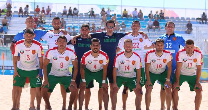 Националният отбор на Бълтария по плажен футбол стартира с изразителен