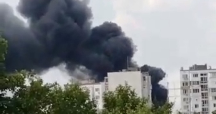 снимки Нова Варна Пожар горя във варненския квартал Владиславово в близост