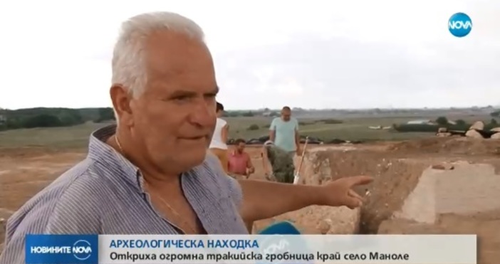 Кадър Нова твОгромна тракийска гробница откриха български учени в най-голямата могила