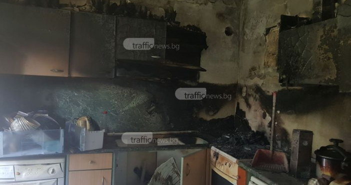 Пожар изпепели апартамент в пловдивския квартал Захарна фабрика, а живеещото