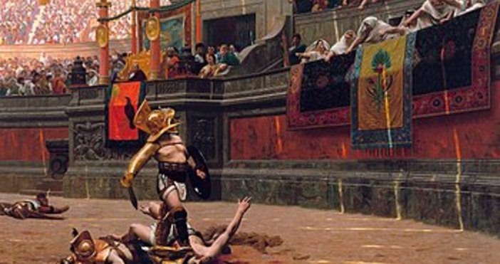 Илюстрация УикипедияУникален релеф изобразяващ гладиаторска битка беше открит в римския