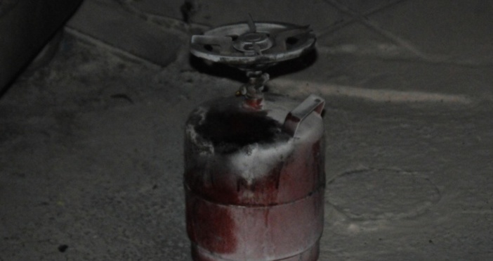 Газова бутилка се запали в частен имот За случая съобщиха от