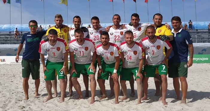Националният отбор на България по плажен футбол завърши на четвърто