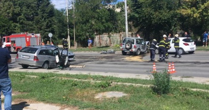 Снимка фейсбук37-годишният шофьор, предизвикал тежката катастрофа на бул. Сливница“ до стадион