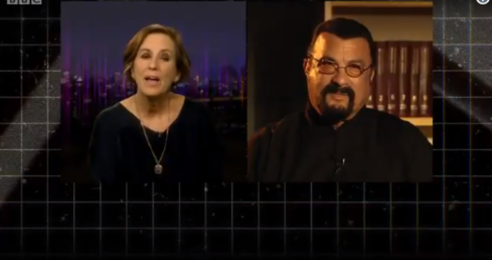 Стивън Сеагъл беше гост на програмата Newsnight в Би Би