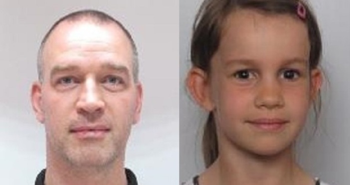 Полицията издирва 7 годишната Мария Христова Седмакова и 39 годишния ѝ баща