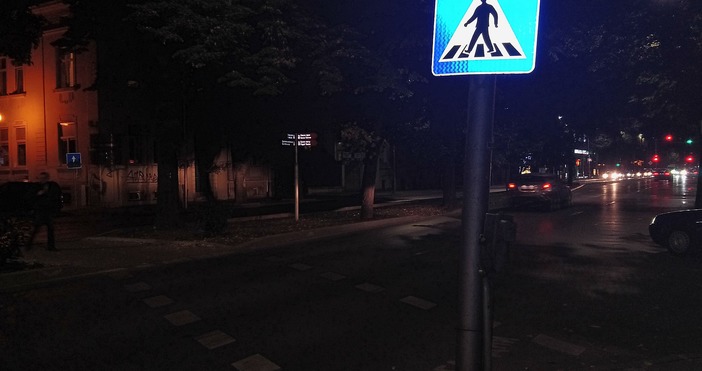 Снимки Петел Безопасно ли е да се пресича нощем на пешеходни