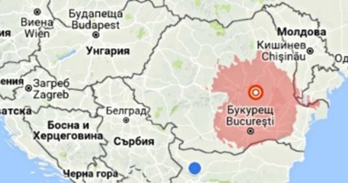 Няма данни за нанесени щети на територията на България след