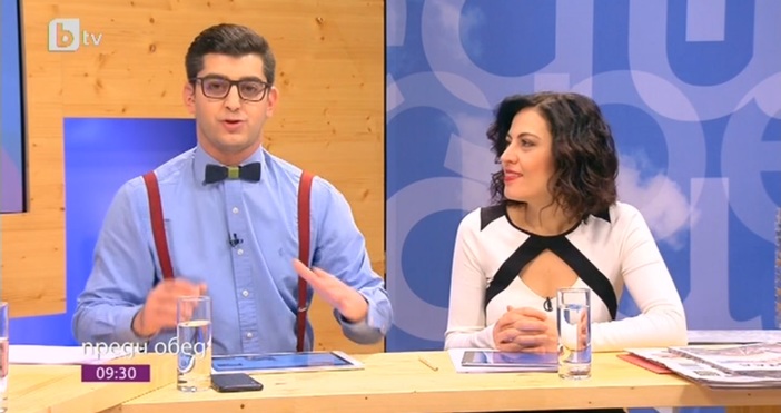 Водещият на предаването Преди обед Александър Кадиев си поиска скъп