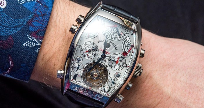 Този уникален мъжки часовник е Franck Muller Aeternitas Mega 4,