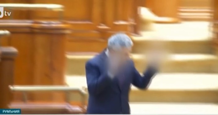 Неприличен жест на заместник-председателя на румънския парламент Флорин Йордаке стана