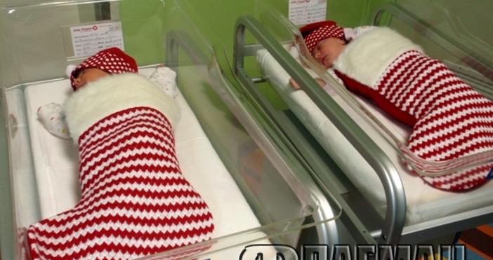Снимка Флагман бгТрадицията новородените да бъдат облечени като коледни подаръци ще