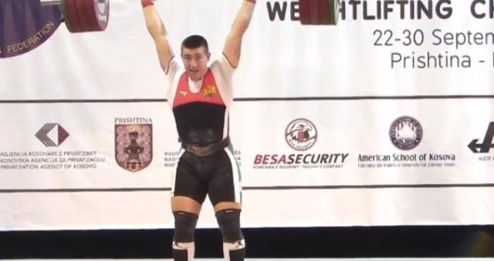 Щангистът Христо Христов спечели наградата Млад талант на България за