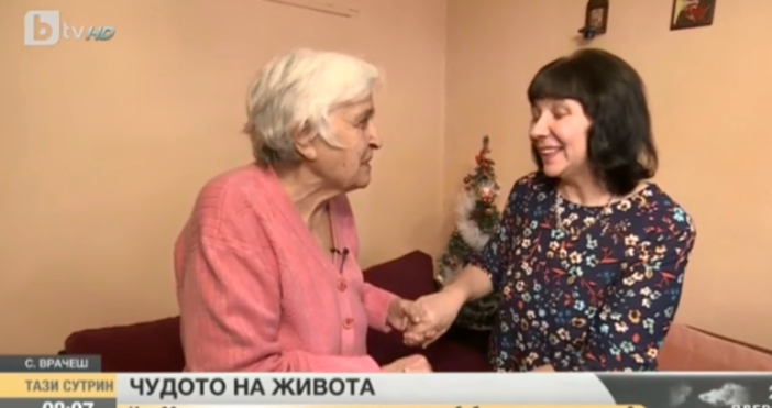 Кадър бТВИсторията на 86-годишната акушерка Мария Колева от ботевградското село Врачеш представи в