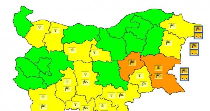 В сутрешните часове в петък ще духа силен до бурен
