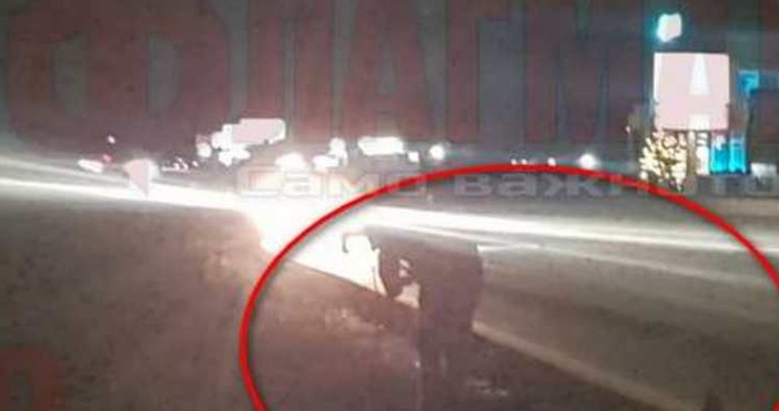 Снимка флагман бгУстановиха самоличността на размазания от лек автомобил Ягуар пешеходец