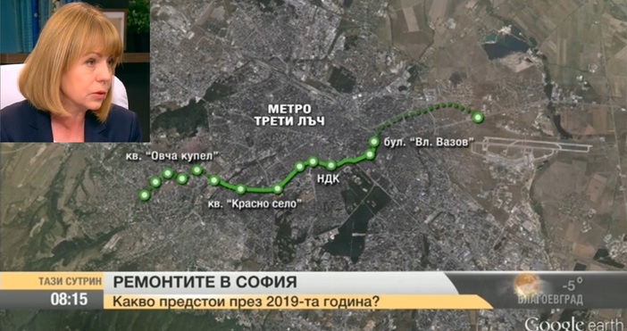 Продължава усиленият строеж на третия лъч от софийското метро разкри