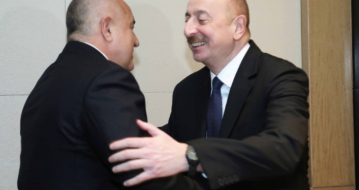Министър председателят Бойко Борисов и президентът на Азербайджан Илхам Алиев обсъдиха