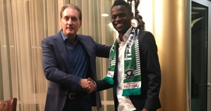 Конгоанският нападател Мавис Чибота който беше привлечен от Лудогорец е в