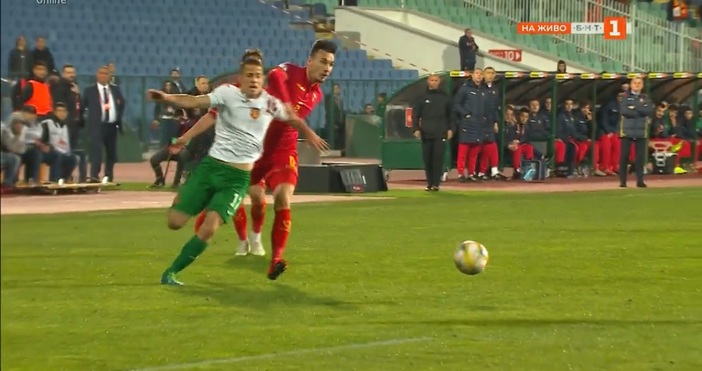 България започна с равенство 1:1 срещу Черна гора в квалификациите